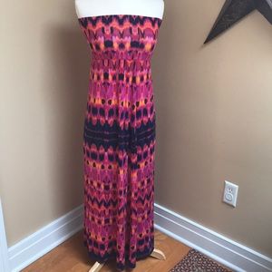 Pink & Navy Maxi Dress/Skirt